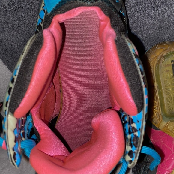 Nike LeBron James XII 12 23 Chromosomes DNA customs hightop mens sz 12 rare - Picture 10 of 12